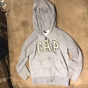 Gap gray zip up jacket